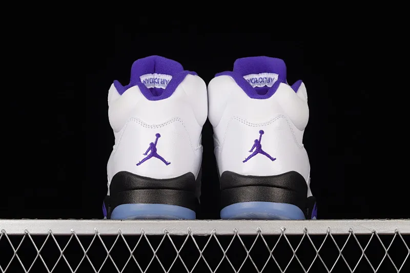 All categories Air Jordan Jordan series basketball shoes Air Jordan 5 J version Air Jordan 5 "Concord" AJ5 Joe 5 Concord white and purple DD0587-141